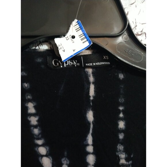 Gypsy Tie Dye Maxi Open Back Dress Xs Boho Artsy Sexy Classic - Picture 4 of 10